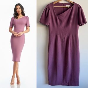 Dress The Population Purple Ruth Sheath Dress size large